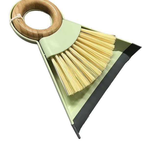 Household Cleaning Tools Desktop Cleaning Mini Broom and Dustpan SetWooden(1Pack - Picture 8 of 10
